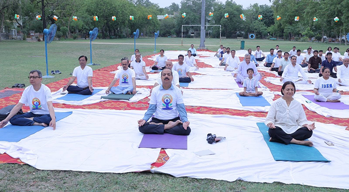 Yoga Day celebrations at BEL